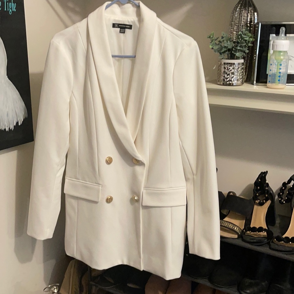 INC White Blazer